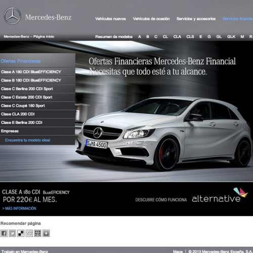 Mercedes-Benz Financial Services: MB Alternative “Dinos cómo”